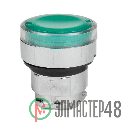 Головка кнопки OptiSignal D22 A4-PL-3 с подсветкой зел. металл ZB4BW333 КЭАЗ 332257