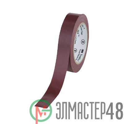 Изолента ПВХ 15мм Temflex 1300 корич. (рул.10м) 3М 7100081326