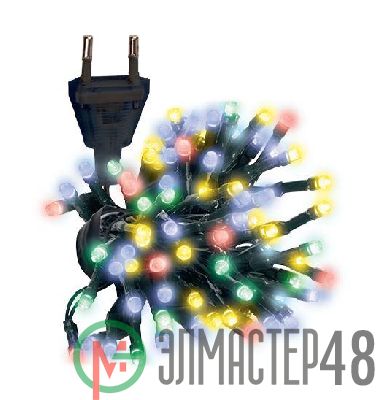 Гирлянда "Нить" AC-G02-80M 80 RGB LED 8.8м. 8реж. 220В ФАZА 5059580