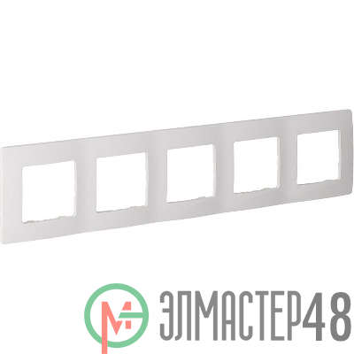 Рамка 5-м Etika бел. Leg 672505