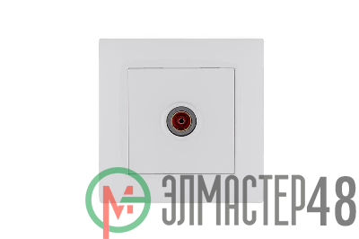 Розетка TV проходная Karea RIZZ бел. Makel 88001007