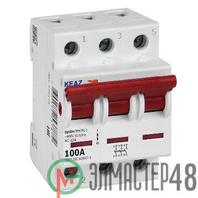Выключатель нагрузки модульный OptiDin BM63PL-3100-УХЛ3 (ВМ63PL) КЭАЗ 328172
