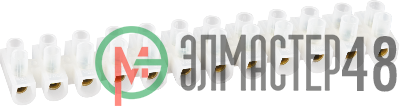 Колодка клеммная 6х16кв.мм 12пар NTB-UPE-S12-30/WH полиэтилен бел. Navigator 71006