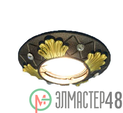 Светильник Regal 51 2 45 литой неповорот. MR16 бронза/зол. ИТАЛМАК IT8451