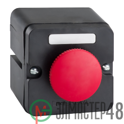 Пост кнопочный ПКЕ-222 1 У2 IP54 красн. гриб КЭАЗ 150753