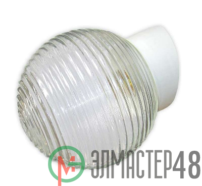 Светильник НББ 64-60-080 "Кольца" d150 1х60Вт E27 IP20 корпус наклонный бел. Элетех 1005100147