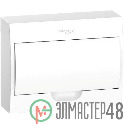 Бокс ОП Easy9 навес. с бел. двер. 1 ряд 12мод IP40 IK07 63А 2 клеммы SchE EZ9E112P2SRU