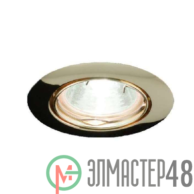 Светильник Montana 51 1 04 под галоген. лампу накаливания штампов. поворот. MR16 зол. ИТАЛМАК IT8105