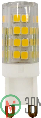 Лампа светодиодная JCD-3.5w-220V-corn ceramics-840-G9 280лм ЭРА Б0027862