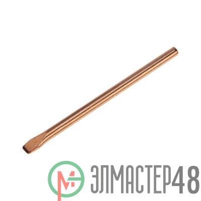 Жало медное d3.8 для паяльников 25Вт (тип: клин) Rexant 12-9941