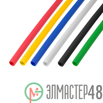 Набор трубок термоусадочных ТУТ 4.0/2.0мм 1м (уп.50шт) 5 цветов Rexant 29-0154