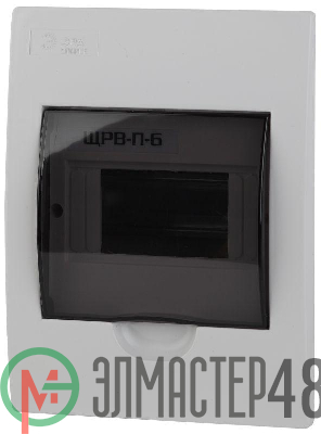 Бокс ЩРВ-П-6 мод. встраив. пластик IP41 SIMPLE NO-box_simple-plastic_6_flush ЭРА Б0041510