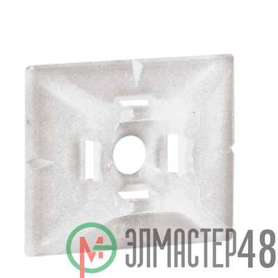 Площадка самоклеящаяся для хомутов Colring 4.6мм бесцвет. (уп.100шт) Leg 032065