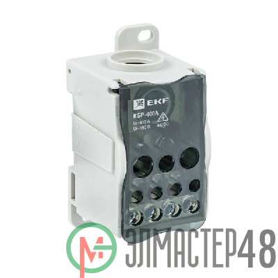 Блок распределительный КРОСС крепеж на панель и DIN КБР-400А EKF plc-kbr400