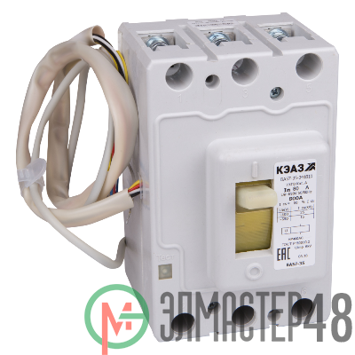 Выключатель автоматический 250А 1250Im ВА57-35-341810 УХЛ3 690В AC НР=24В DC КЭАЗ 108942