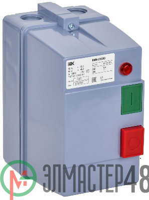 Контактор КМИ-22560 25А 220В/АС3 IP54 ИЭК KKM26-025-220-00