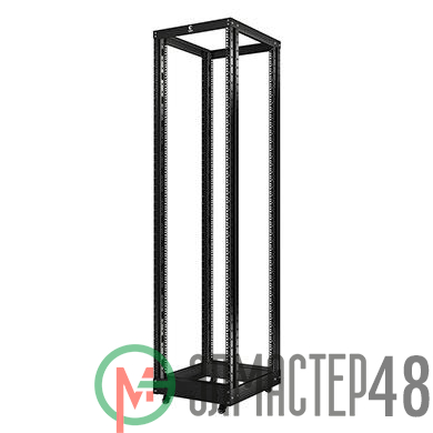 Стойка серверная открытая 19дюйм 42U RA-42U-1000-BK черн. Cabeus 10160c