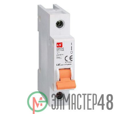 Выключатель автоматический модульный 1п C 4А 6кА BKN LS Electric 061106298B