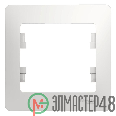Рамка 1-м Glossa бел. SchE GSL000101