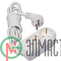 Удлинитель 2х3м с заземл. 16А защ. шторки Makel N2210043