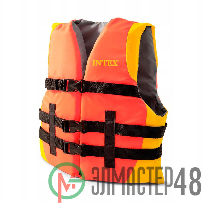Жилет для плавания с пенопл. встав. 23-41кг обх. гр. (69680EU) INTEX 6941057417240