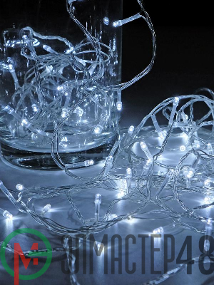Гирлянда AC-G01-120W 120LED 12.8м 8реж. 220В бел. ФАZА 5047679
