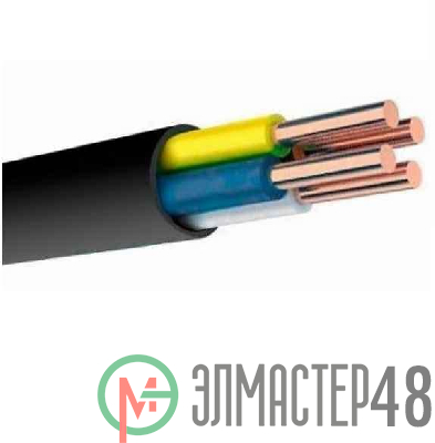 Кабель ВВГнг(А) 4х16 ок (м) Элкаб 12042