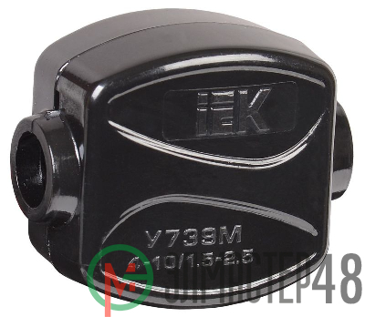 Зажим ответвительный У-739М (4-10/1.5-2.5кв.мм) IP20 IEK UKZ-ZO-739M