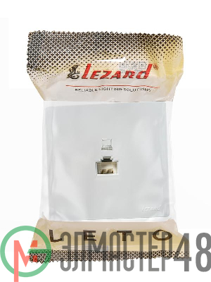 Розетка комп 1-мест. LETO бел. LEZARD 752-0200-139