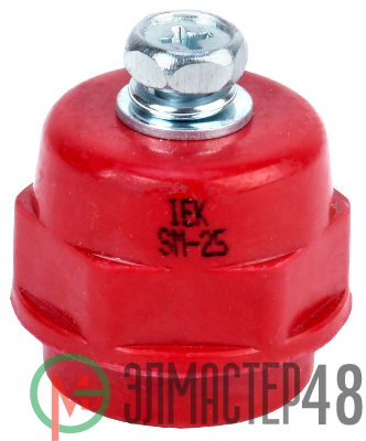 Изолятор SM25 (М6) силовой с болтом ИЭК YIS11-25-06-B