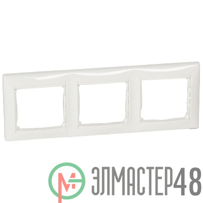 Рамка 3-м Valena горизонт. бел. Leg 774453