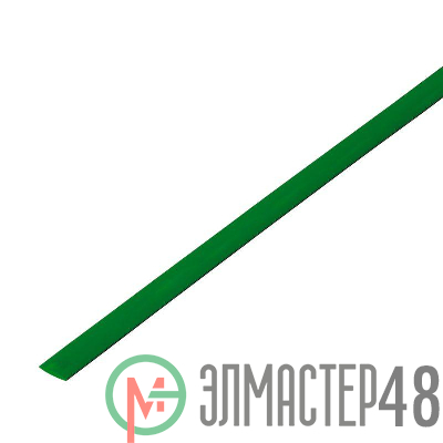 Трубка термоусадочная 3.5/1.75 1м зел. REXANT 20-3503
