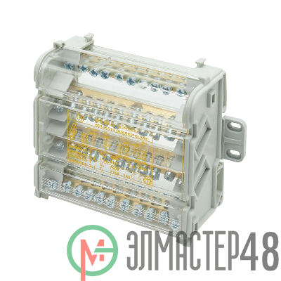 Блок распределительный 4p 7х6мм на DIN-рейку DKC BD125114