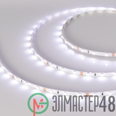 Лента светодиодная RT-A60-5mm 12V Cool 15000К 4.8Вт/м IP20 2835 (уп.5м) Arlight 015215(2)