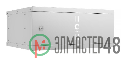 Шкаф телекоммуникационный настенный разборный LIGHT WSC-05D-4U55/45m 19дюйм 4U дверь метал. сер. Cabeus 10185c