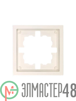 Рамка 1-мест. горизонт. ZIMA слон. кость LEZARD 704-9000-146