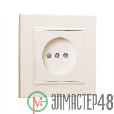 Розетка б/з (Керамика) СП Karea 16А IP20 крем. Makel 56010002