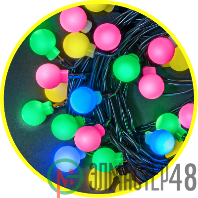 Гирлянда 61 835 NGF-B01-80RGBWW-8-7.9m-230-C8-BL-IP20 Navigator 61835