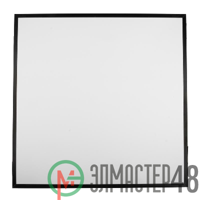 Светильник светодиодный ДВО PPL 588/G OPAL 40Вт 4000К IP40 588х588х25мм BLACK Грильято Pro JazzWay 5062023