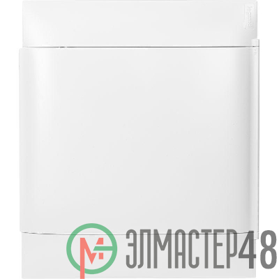 Щиток пластиковый встраиваемый Practibox S 2х12 бел. дверь Leg 135542