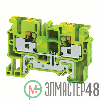 Клемма заземляющая push-in OptiClip CPG-10-PE-I-(0.5-10)-PEN КЭАЗ 331856