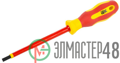 Отвертка диэлектрическая SL5.5х125 Т2 ARMA2L 5 IEK A2L5-SC30-T2-SL-55-125