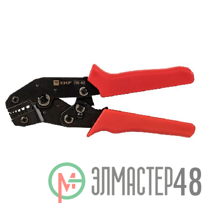Пресс-клещи ПК-02 (0.25-6.0кв.мм НШвИ НШв) Master EKF pk-02-mas