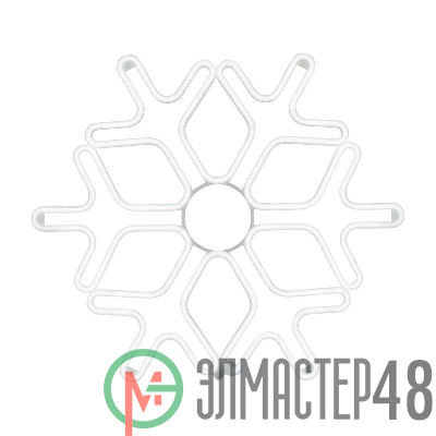 Фигура светодиодная "Снежинка" 60х60см LED син. 42Вт IP65 гибкий неон Neon-Night 501-343