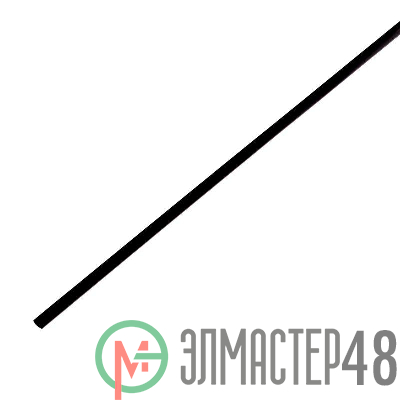 Трубка термоусадочная 2.0/1.0 1м черн. Rexant 20-2006