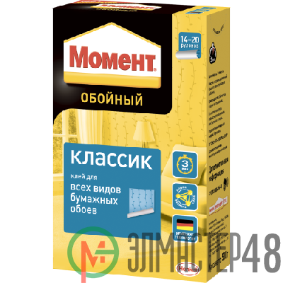 Клей обойный Классик 500г Момент Б0057027
