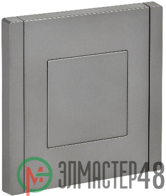 Заглушка с суппортом FORTE&PIANO FP541 сталь IEK FP-PL10-K46