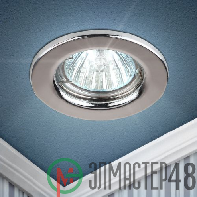 Светильник ST1 CH штампован. MR16 12В 50Вт хром ЭРА C0043799