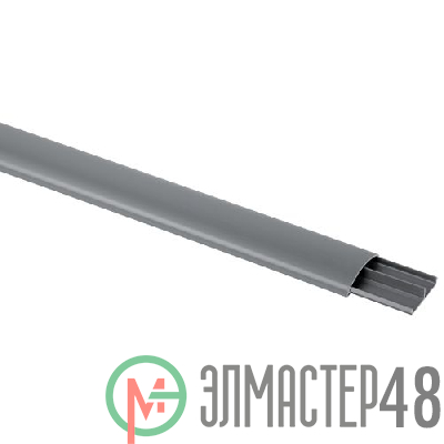 Кабель-канал 50х12 L2000 напольный сер. RAL 7046 ЭРА Б0064436