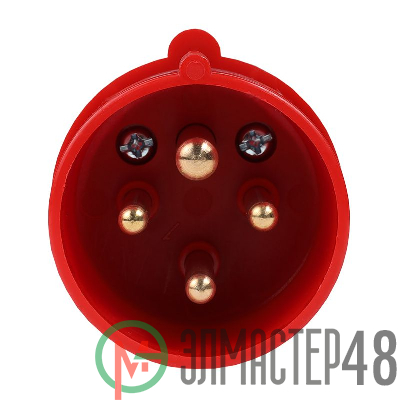 Вилка кабельная 014 16А 380AC 3P+PE 6ч IP44 КЭАЗ 222737